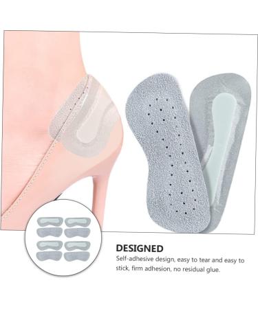 NOLITOY Anti-Wear Heel Pads - 4 Pairs Black Gel Back Stickers for Pumps & High Heels - Breathable Durable Shoe Clips for Leather & Comfort - 18x10.5cm - Buy Online on GoSupps.com