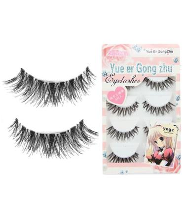 5 Pair/Lot Cute Criss Cross False Voluminous Eyelashes Oyedens