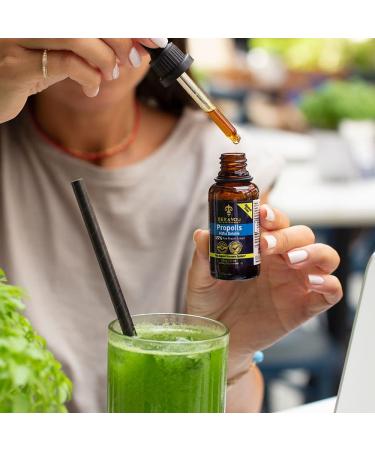 BEE and You 15% Pure Propolis Water Soluble Extract - Immune Support & Sore Throat Relief - Antioxidants - Keto, Paleo, Gluten-Free - 1 Fl Oz - Buy Online on GoSupps.com