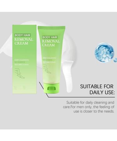 Body Hair Removal Cream 100g Hair Removal Cream with Spatula - Fast and Gentle Cream for Sensitive Skin for Personal Use by Women and Men Body Face Pubic Hair Legs Underarms - Buy Online on GoSupps.com