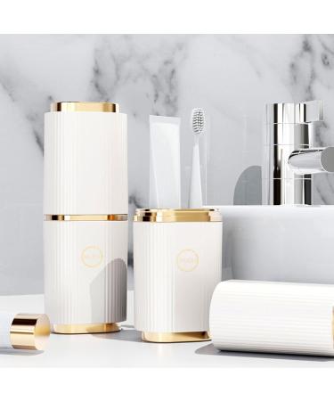 Portable Toothbrush & Toothpaste Case | Travel Organizer for Camping & Home Storage - Buy Online on GoSupps.com