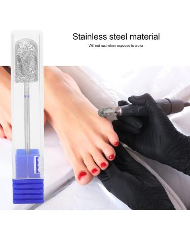 Professional Stainless Steel Nail Bits for Pedicure | Foot Callus Remover & Dead Skin Removal Grinding Head (#2) - Buy Online on GoSupps.com