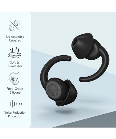 Buy Ear Plugs for Sleeping - NRR33dB Noise Cancelling Soft Silicone Reusable & Washable - 2 Pairs for Side Sleepers - Perfect for Travel & Snoring - Buy Online on GoSupps.com