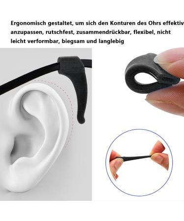 24 Pairs Anti-Slip Silicone Nose Pads for Glasses - Wudqiji Ear Hooks & Adhesive Sports Sunglasses Accessories - Buy Online on GoSupps.com