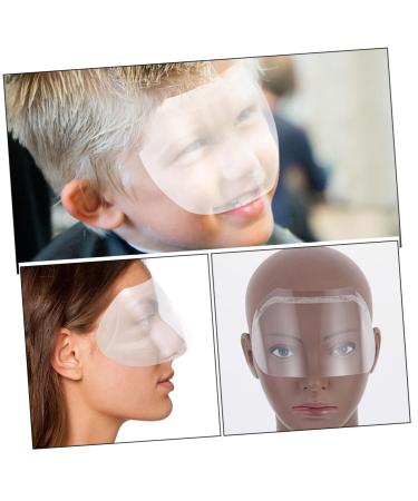 60pcs Transparent Mask Face Cover Face Mask Barber -shields Salon Eye Shields Eye Protection Shields Hairspray -shields Hair Cutting Supplies Salon Supplies Haircut Supplies Pvc FOMIYES - Buy Online on GoSupps.com
