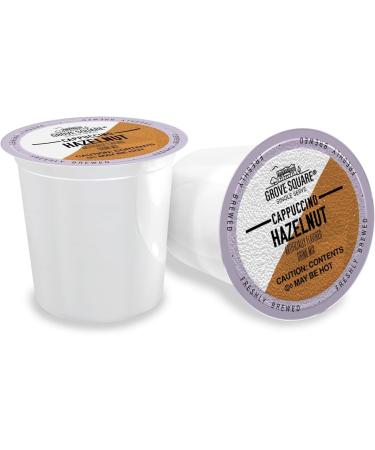 Grove Square Hazelnut Cappuccino 96-Count Brown 96 count Hazelnut Cappucino - Buy Online on GoSupps.com
