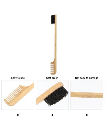 FOMIYES Eyebrow Comb - Wooden Handle Lash Extension & Eyelash Grooming Tool | Perfect for Brow Shaping & Trimming - Buy Online on GoSupps.com