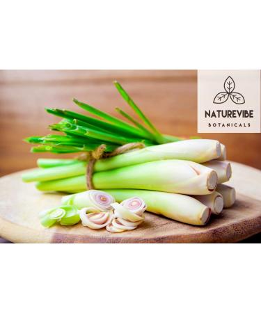 Natrevibe Botanicals Organic Lemongrass Powder 8oz - Pure and Natural - Buy Online on GoSupps.com