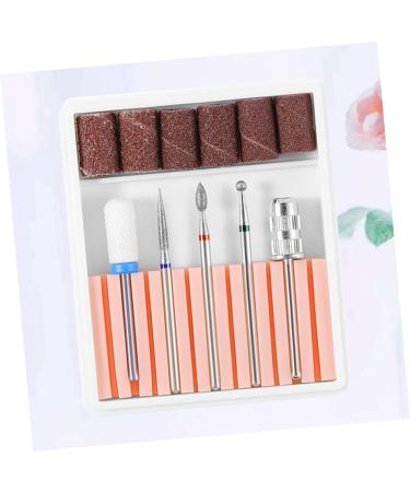 minkissy 1 Set Nail Drill Heads Pedicure Bits Nail File Bits Nail Art Equipment Electric Nail File Drill Bits Nail Drill Tool Manicure Tools Nail Drill Bits Nail Polish Grinding Head 6.5x5.5cm Pink - Buy Online on GoSupps.com