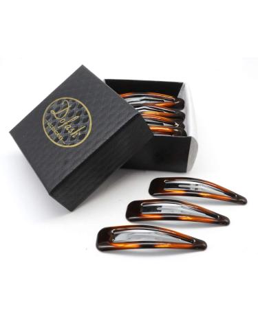 Shop Dofash 12-Piece Epoxy Hair Snap Clips 2.75 Inch Turtle Design for Women & Girls Stylish & Durable Hair Accessories - Buy Online on GoSupps.com