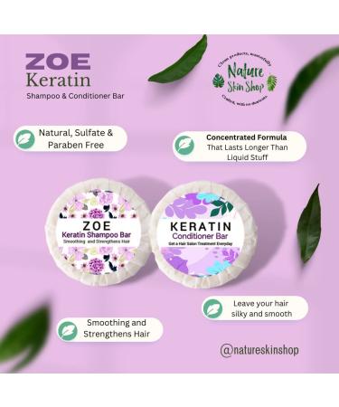 Zoe Keratin Shampoo Bar - Smoothing & Strengthening Hair | International Shipping Available - Buy Online on GoSupps.com