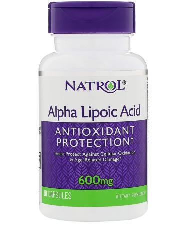 Natrol Alpha Lipoic Acid 600 Mg 30 count