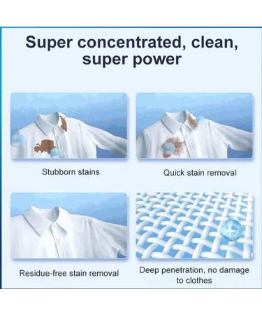 Active Enzyme Laundry Stain Remover White Shirt Guardian Biological Enzyme Laundry Detergent Clothes Stain Remover Clothing Quick Laundry Dry Cleaner (2PC) - Buy Online on GoSupps.com