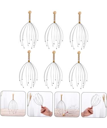 Healeved 12-Piece Multifunctional Massager Tool Set | Steel Wire Claw Massage Brush & Wood Scrubber for Ultimate Relaxation - Buy Online on GoSupps.com