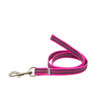 Rubberized leash without hand loop - pink 300 cm (3 m) 300 cm pink