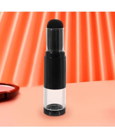 Retractable Makeup Travel Kabuki Brush & Refillable Loose Powder Jar - Perfect for Blush and Foundation - Buy Online on GoSupps.com