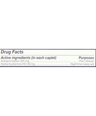 Unisom PM Pain Nighttime Sleep-aid with Acetaminophen & Diphenhydramine HCI - 30 Caplets (Pack of 4) | International Shipping Available - Buy Online on GoSupps.com