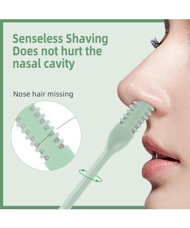 3 Pack Nose Hair Trimmer - 2 in 1 Professional Double Headed Clipper & Remover (Mint Green) | International Shipping Available - Buy Online on GoSupps.com
