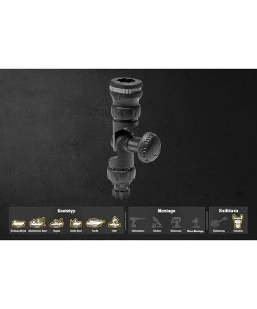 Buy Railblaza Adjustable Extender - 90 Tiltable R-Lock 125mm Black | International Shipping Available - Buy Online on GoSupps.com