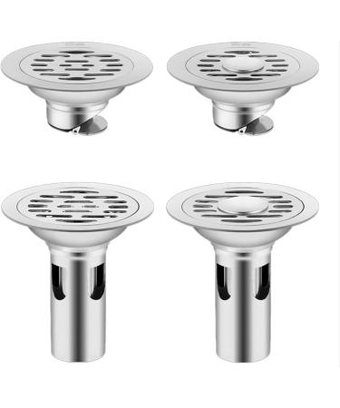 Upgrades Stainless Steel Bathroom Drain with Function Metal Floor Drain 10cm Drain for Household Use 10cm A - Buy Online on GoSupps.com