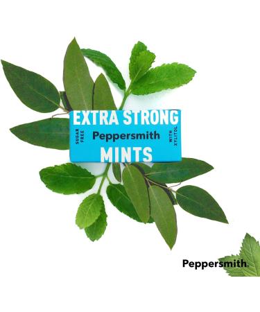 Peppersmith - Extra strong mints - Sugar-free mints - 100% vegetable Xylitol - Natural sweetener - Natural eucalyptus - Breath freshens - Oral health benefits - Pack of - Buy Online on GoSupps.com