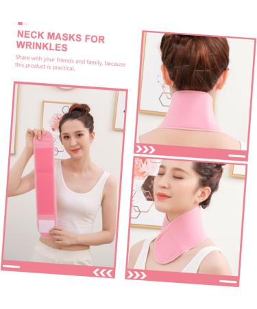 Mobestech Neck Pad Neck Wrinkle Patches Anti- Wrinkle Neck Patches Anti Aging Neck Pad Moisturizing Stretchable Neck Patch Telescopic Polyester Pink Neck Strap - Buy Online on GoSupps.com