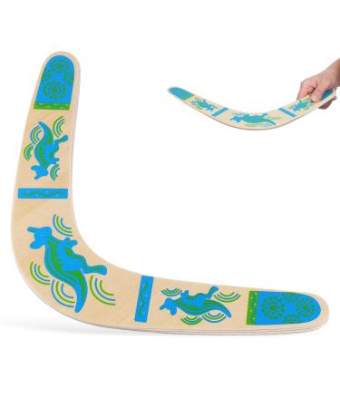 ToddMomy 1 piece of boomerang for children wooden boomerang in V-shape returning boomerang for outdoor children flying boomerang toys - Buy Online on GoSupps.com