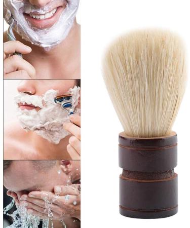 Anggrek Traditional Shaving Brush - Portable Men's Nylon/Bristle Brush for Home & Salon | Premium Wooden Rasier Brush with Shaving Foam & Soap - Buy Online on GoSupps.com