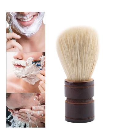 Portable Wooden Handle Shaving Brush for Men - Ideal for Salon Home & Travel | Lotus Wood & Bristle - Buy Online on GoSupps.com