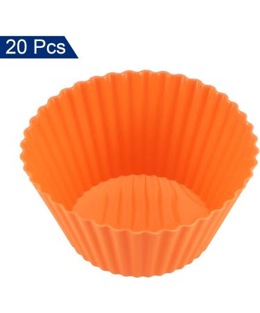 20pcs Wax Melt Warmer Liner Silicone for Candle Scent Melter - Orange | International Shipping - Sourcing Map - Buy Online on GoSupps.com