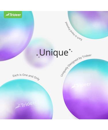 Trideer Dreamy Exercise Ball 65cm - Yoga Ball for Home Gym, Desk Chair - Fitness & Physical Therapy - Quick Pump Included - Buy Online on GoSupps.com