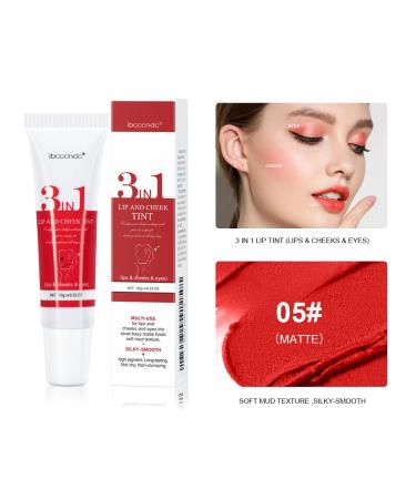 Ibcccndc 3-in-1 Cream Stick - Waterproof & Long-Lasting Lip, Cheek, and Eye Makeup | Ideal Gift for All Skin Tones - Buy Online on GoSupps.com