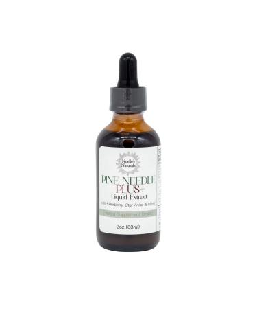 Pine Needle Plus+ Herbal Extract Drops with Eastern White Pine Needles Organic Elderberry Star Anise and More! High in Shikimic Acid - Immune Support