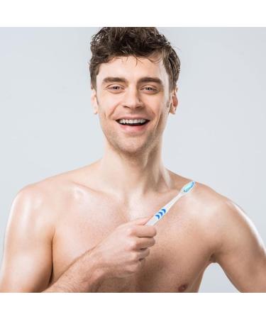 Buy Oatipho 30st Disposable Toothbrush for Sensitive Gums | Vegan Manual Toothbrush for Adults & Kids - Gentle Cleaning Tool - Buy Online on GoSupps.com