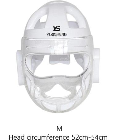 Kowaku Breathable Boxing Head Guard - MMA Kickboxing Helmet for Kids & Adults | Face Protection for Muay Thai & Taekwondo - White M - Buy Online on GoSupps.com