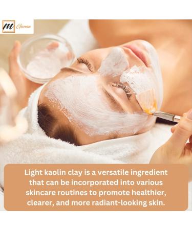 mGanna 100% Natural Light Kaolin Clay Powder 2 LBS / 908 GMS for Facial Masks Creams Face Masks and Soap Making - Buy Online on GoSupps.com