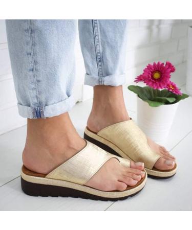 Orthopedic Women s Sandals & Wedge Slippers - Summer Beach Mules for Bunion Correction | Anti-Slip Flat Sole EU Size 42 - Buy Online on GoSupps.com