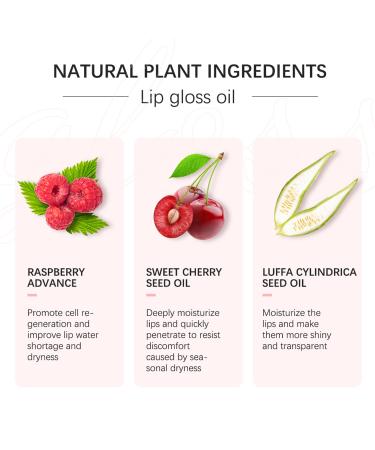 Hydrating Plumping Lip Gloss - Long Lasting Non-Sticky Tinted Balm with Big Brush & Glitter Shine - Black - Buy Online on GoSupps.com