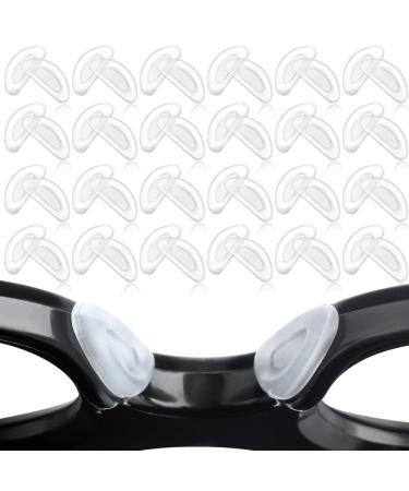 24 Pairs Adhesive Eye Glasses Nose Pads, D Shape Stick on Anti-Slip Soft Silicone, Adhesive Nose Pads Glasses Nose Pad for Glasses, Eyeglasses and Sunglasses Transparent - Buy Online on GoSupps.com