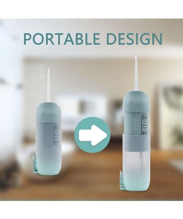 MuralMax Professional Cordless Water Flosser - 300ML Oral Irrigator with 3 Modes and 4 Jet Tips - Ideal for Home, Travel, Braces Care - IPX7 Waterproof - Buy Online on GoSupps.com