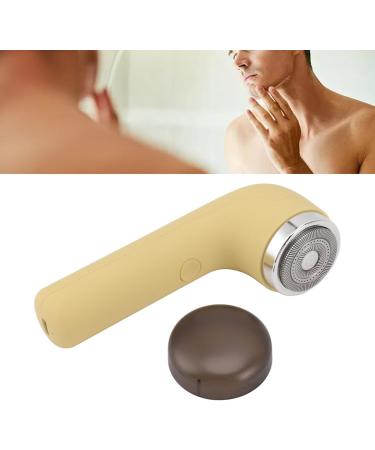 AYNEFY Portable Mini Beard Trimmer - Fast Motor Hair Remover for Travel | Compact & Lightweight | USB Cable Included (Yellow - Buy Online on GoSupps.com