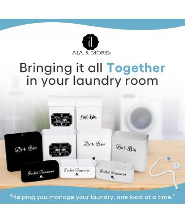 Dryer Sheet Holder - Magnetic Fabric Softener Sheet Dispenser (Matte Black) - Buy Online on GoSupps.com