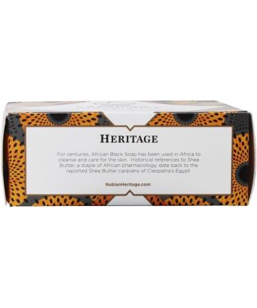  Nubian Heritage Nubian Heritage: African Black Bar Soap 5 oz (4 pack) - Buy Online on GoSupps.com