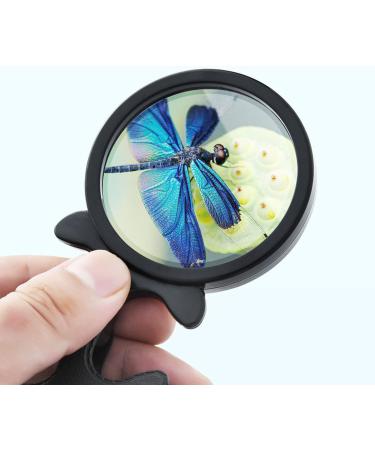Mini Size Magnifier10X Magnifying 55 MM Folding Magnifier Glass Lens Loupe with Rotating Protective Holster for Reading Aid Maps Photographs Documents Lanyard Type - Buy Online on GoSupps.com