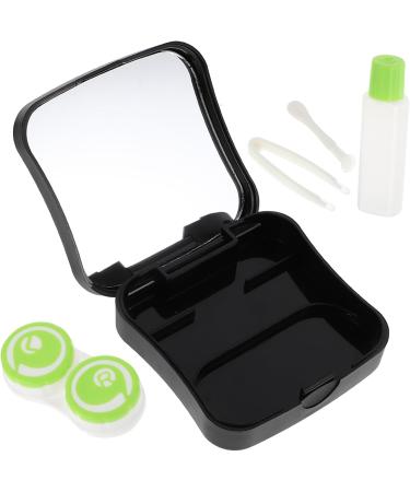 Gatuida Clear Container Case for Eye Care Set - Stylish Suitcase Holder & Lens Stand for Glasses Cute & Functional Design - Buy Online on GoSupps.com