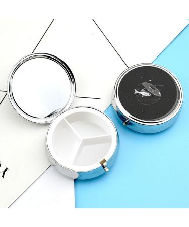 Portable 3 Compartment Pill Box Case for Travel - Water-Resistant Medicine Organizer for Purse & Pocket - Buy Online on GoSupps.com