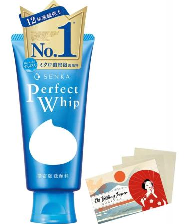 Senka Perfect Whip u Facial Wash -120g Blotting Paper Set - Buy Online on GoSupps.com