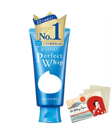 Senka Perfect Whip u Facial Wash -120g Blotting Paper Set