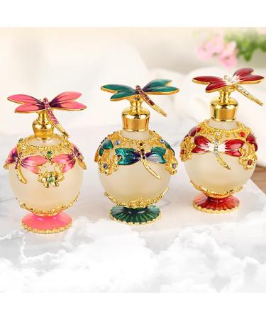 BOKIOESDE 2 Set of Dragonfly Perfume Bottle Refillable And Eco-friendly Elegant And Beautiful Gifts Decorative Perfume Bottle Easy To Clean green green 2Set - Buy Online on GoSupps.com