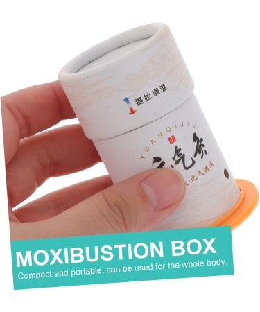 Frcolor 2st Moxibustion Box - MOXA Shuffles Personal Care Massager 8.5x5.3cm White International Shipping Available - Buy Online on GoSupps.com